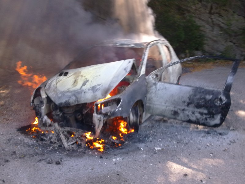 PGD Kanal - Požar vozila (simbolična slika)